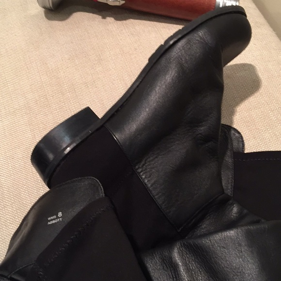 Report ,over the knee boots.  Black - Picture 6 of 6